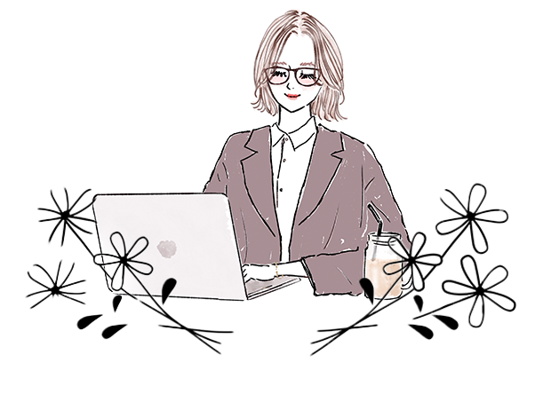 パソコンと女性